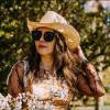 ⏰LAST DAY SALE 50% OFF - Suncatcher Cowgirl Straw Prism Hat