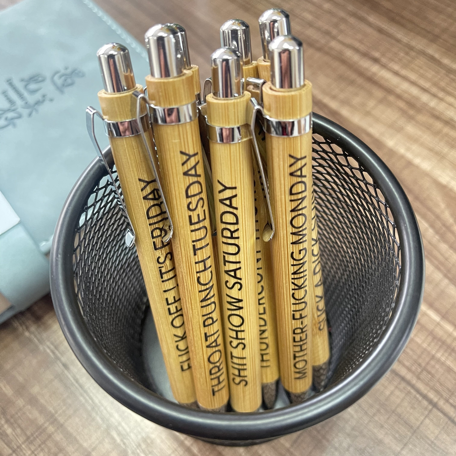 🎁TikTok Easter Last Day Sale - 70% OFF🔥Ultimate Set of Engraved Pens for Sarcastic Souls（1 Set of 7 Pcs）