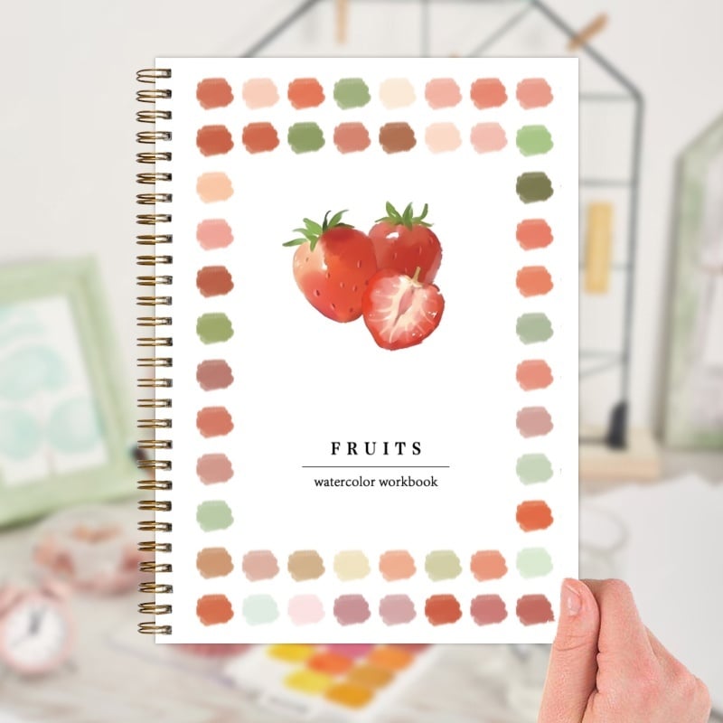 🍓Fruits Watercolor Workbook(🔥2025 New Limited Edition)