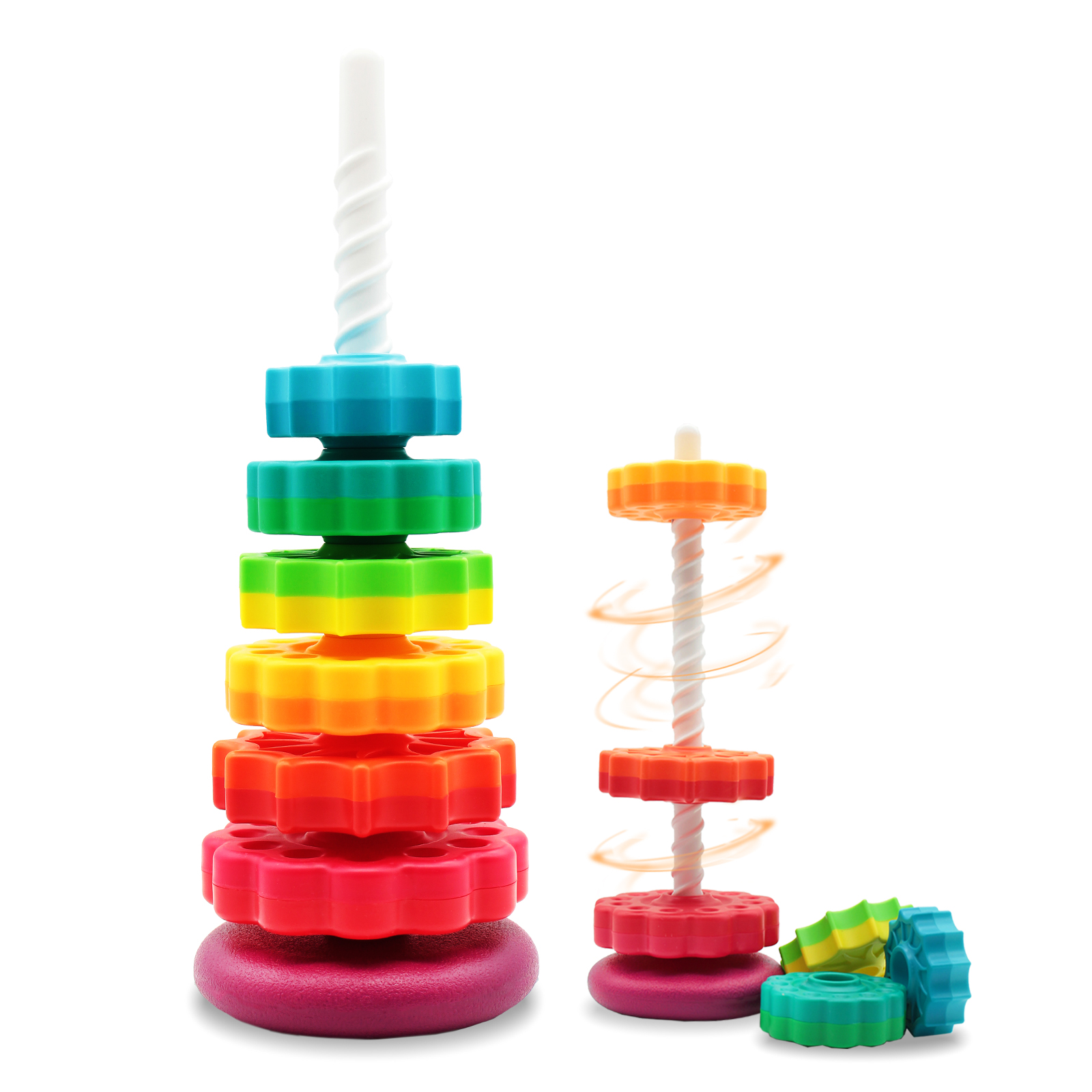 (🌲Early Christmas Sale- 50% OFF)Spinning Stacking Toys