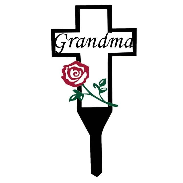 Memorial Day Sale 70%OFF - Cemetery Memorial Cross Stake for Parents