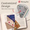 🔥Last Day Promotion 70% OFF💥Personalized Hand Embroidered Corner Bookmark (New)