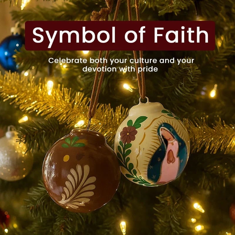 💖Virgin Mary Blessing Ornaments - Faith & Christmas United🙏