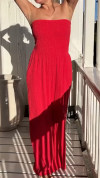 Women's Tube Top Casual Jumpsuit