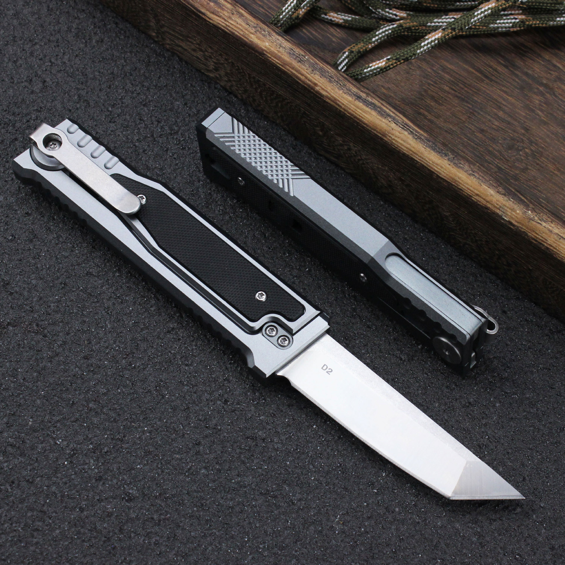 Aviation aluminum alloy Rite gravity knife D2 steel