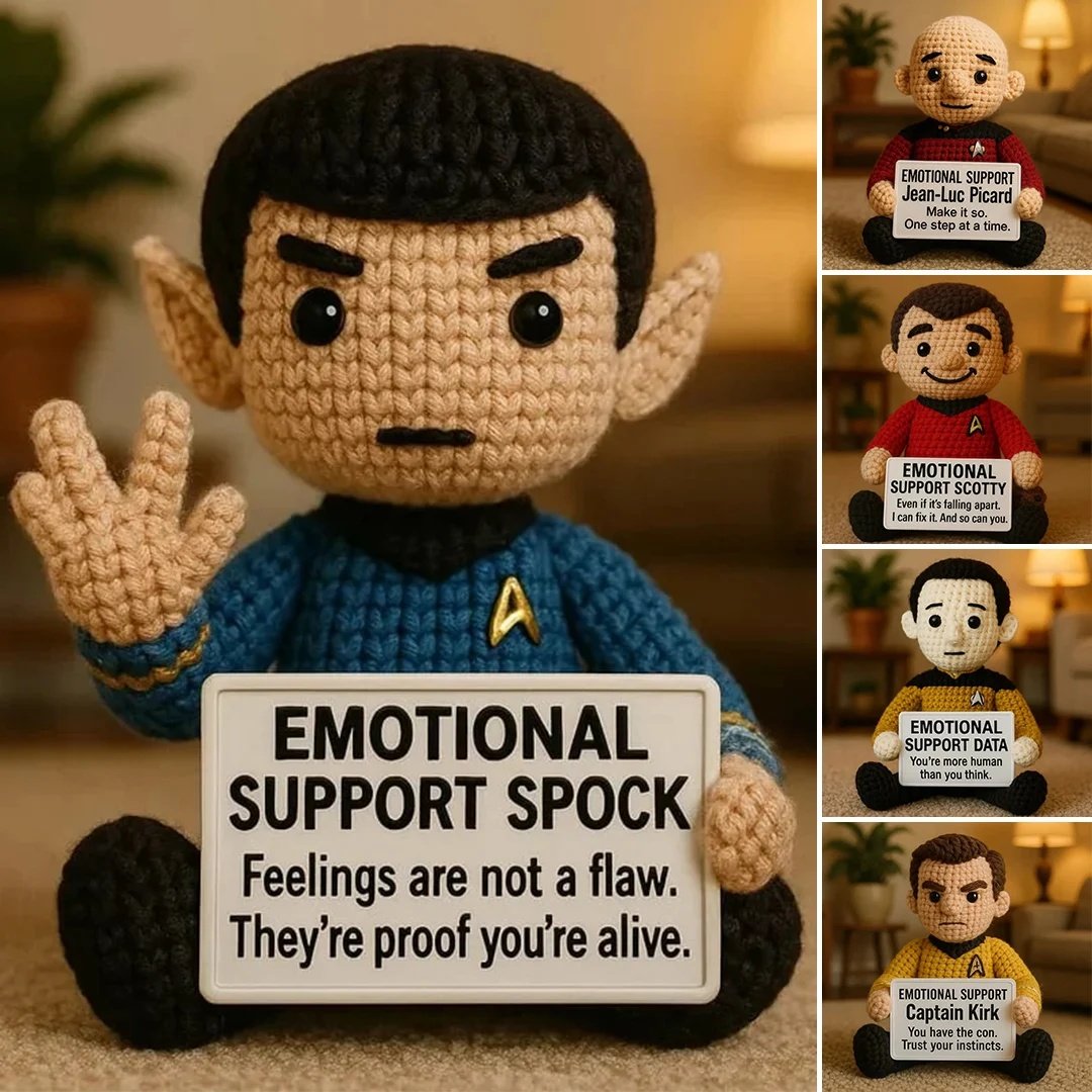 🎁Emotional Support Classic Movie Crochet Doll