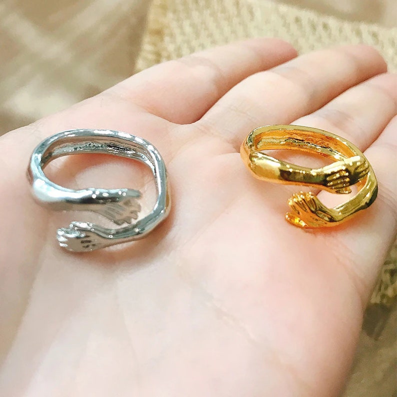 🎁Early Christmas Sale 48% OFF - Hug Muscle Hands Rings（🔥🔥BUY 2 FREE SHIPPING）