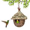 Halloween Special This outdoor hanging birdhouse is spherical, handwoven, and durable. 89% of people will buy this (free shipping).🔥👍One of each style.