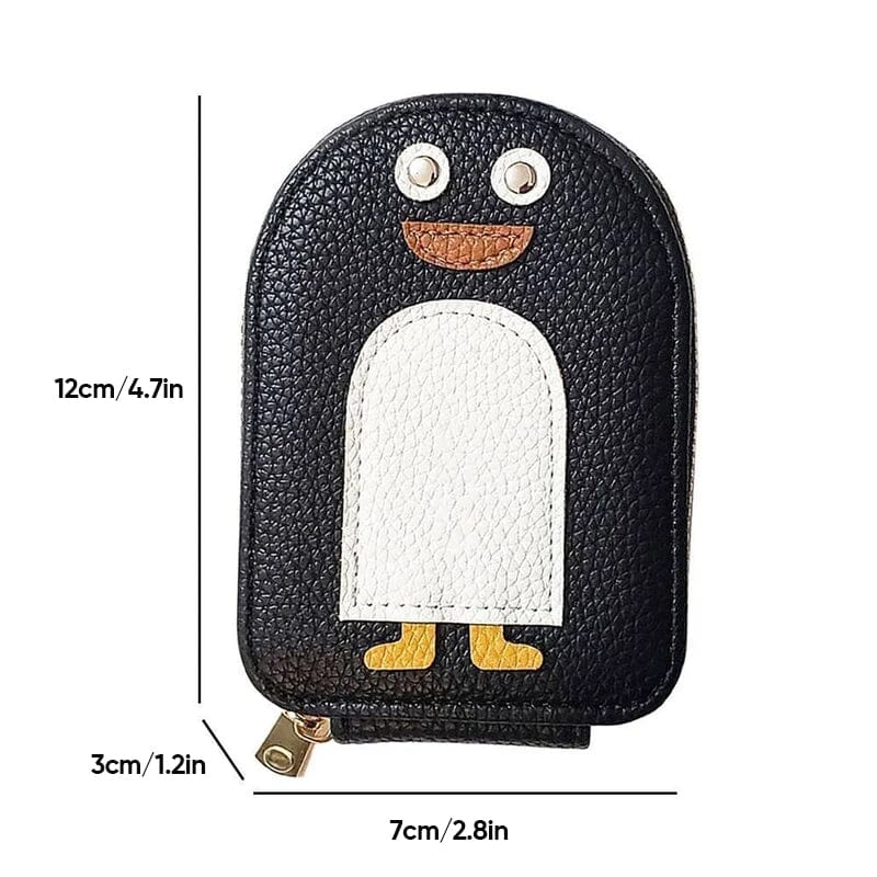 (🎄Early Christmas Sale- 50% OFF) 🎁Cute Penguins PU Credit Card Coin Wallet🎉 Buy 3 Get Extra 10% Off