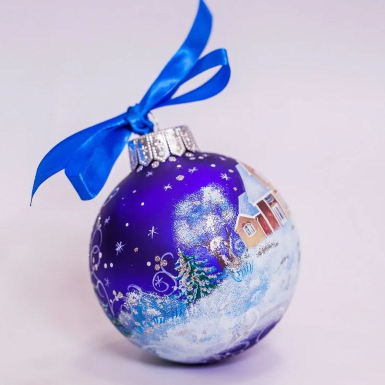 🎅2024 Christmas Gift--Hand Painted Christmas Ornament