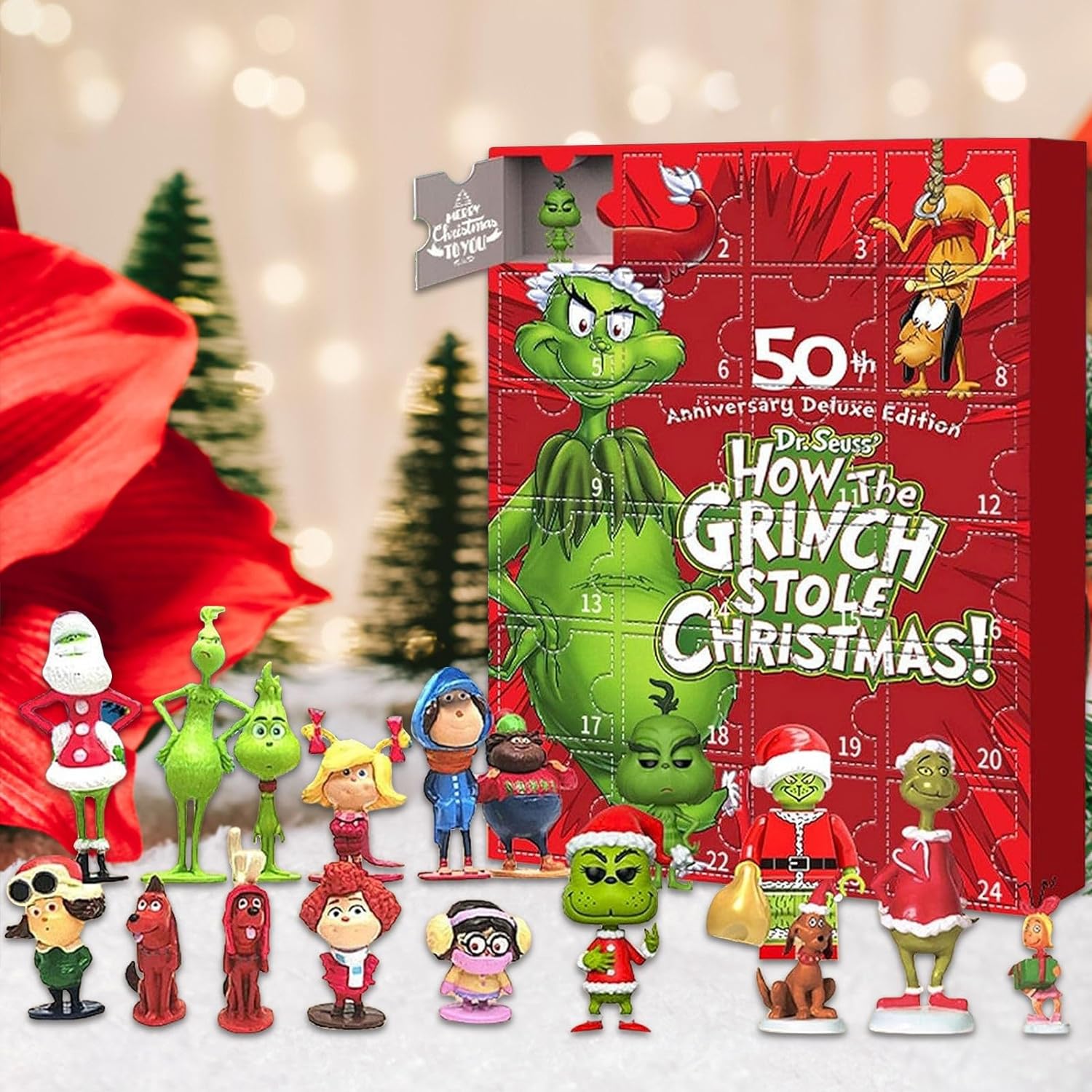 CHRISTMAS HOT SALEGrinchmas 24 Days of Christmas Advent Calendar