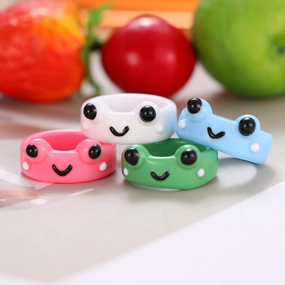 (🔥Last Day Promotion- 49% OFF) Cute Smile Frog Rings- Buy 1 Get 1 Free Now