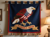 🔥Last Day 49% OFF - 🔴🔵⚪250th Anniversary Embroidered Eagle Tapestry🦅