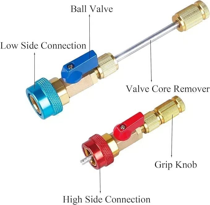🎁Last Day Sale - 70% OFF🔥R134A Valve Core Remover and Repair Tool Kit