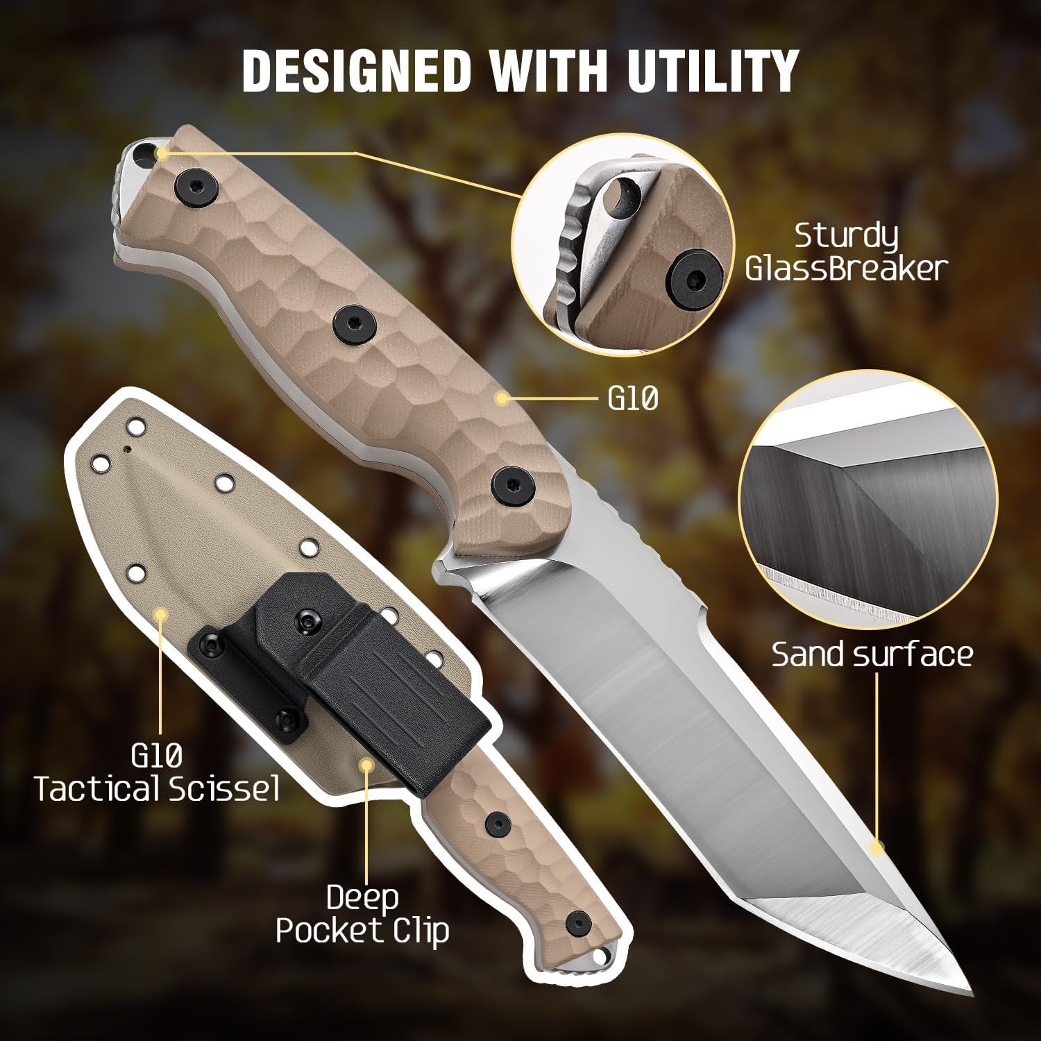 Full-Tang Survival & Hunting Knife