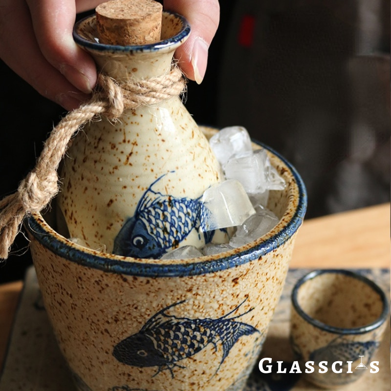 Koi Fish Authentic Japanese Sake Set