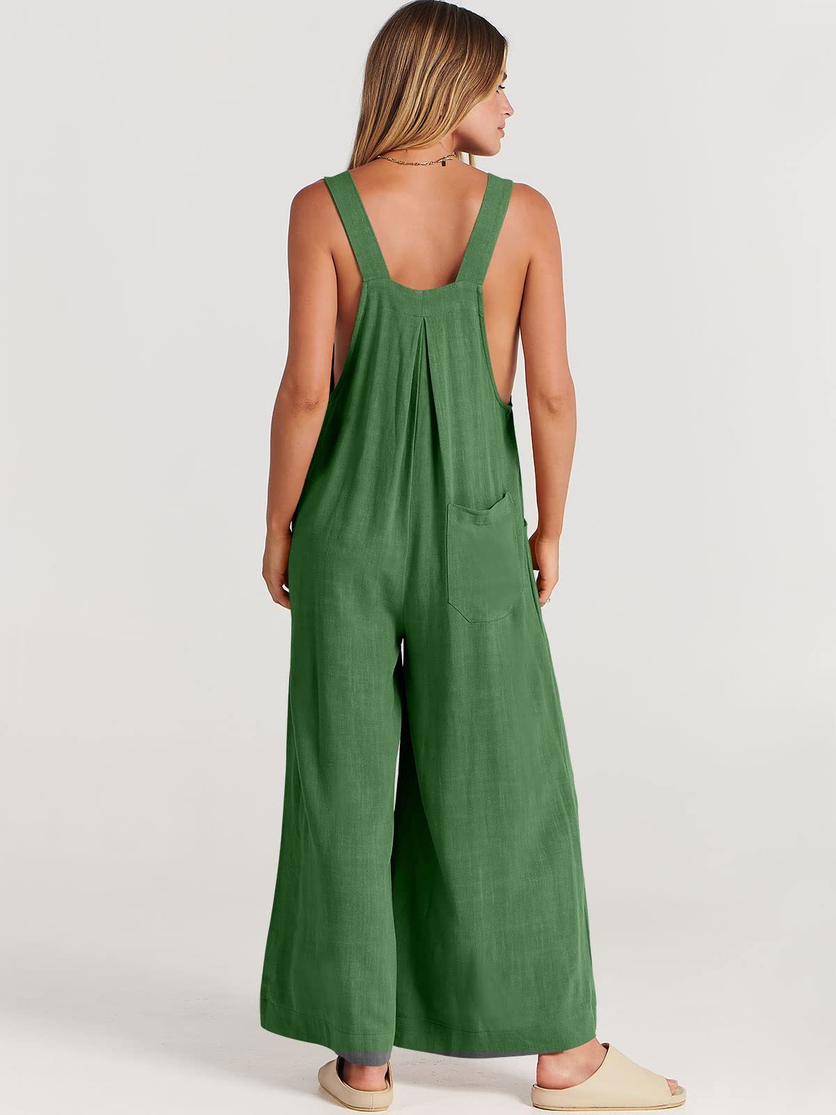 LAST DAY 70% OFF🔥-Plus Size Wide Leg Overalls Jumpsuit (Buy 2 Free Shipping)