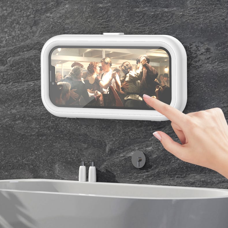 🔥Last Day Promotion 50% OFF🔥Waterproof Shower Wall Mounted 360° Rotation Angle Adjustable Phone Holder (BUY 2 FREE SHIPPING)