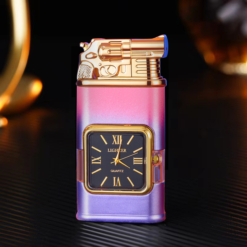 🔥Windproof Lighter Vintage Watch Bezel Jet flame Torch