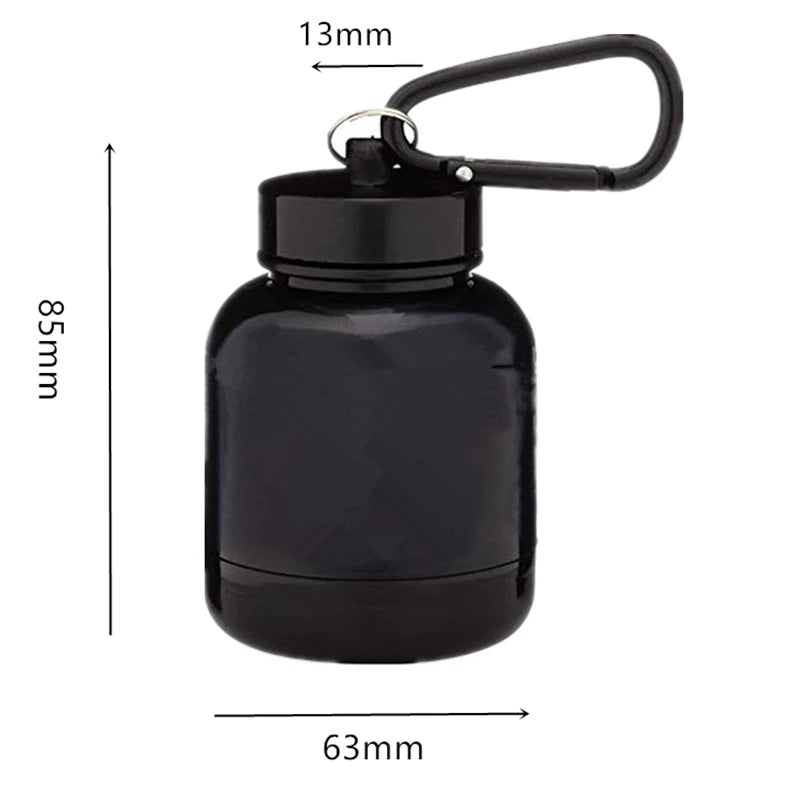 Portable Protein Bottle With Keychain