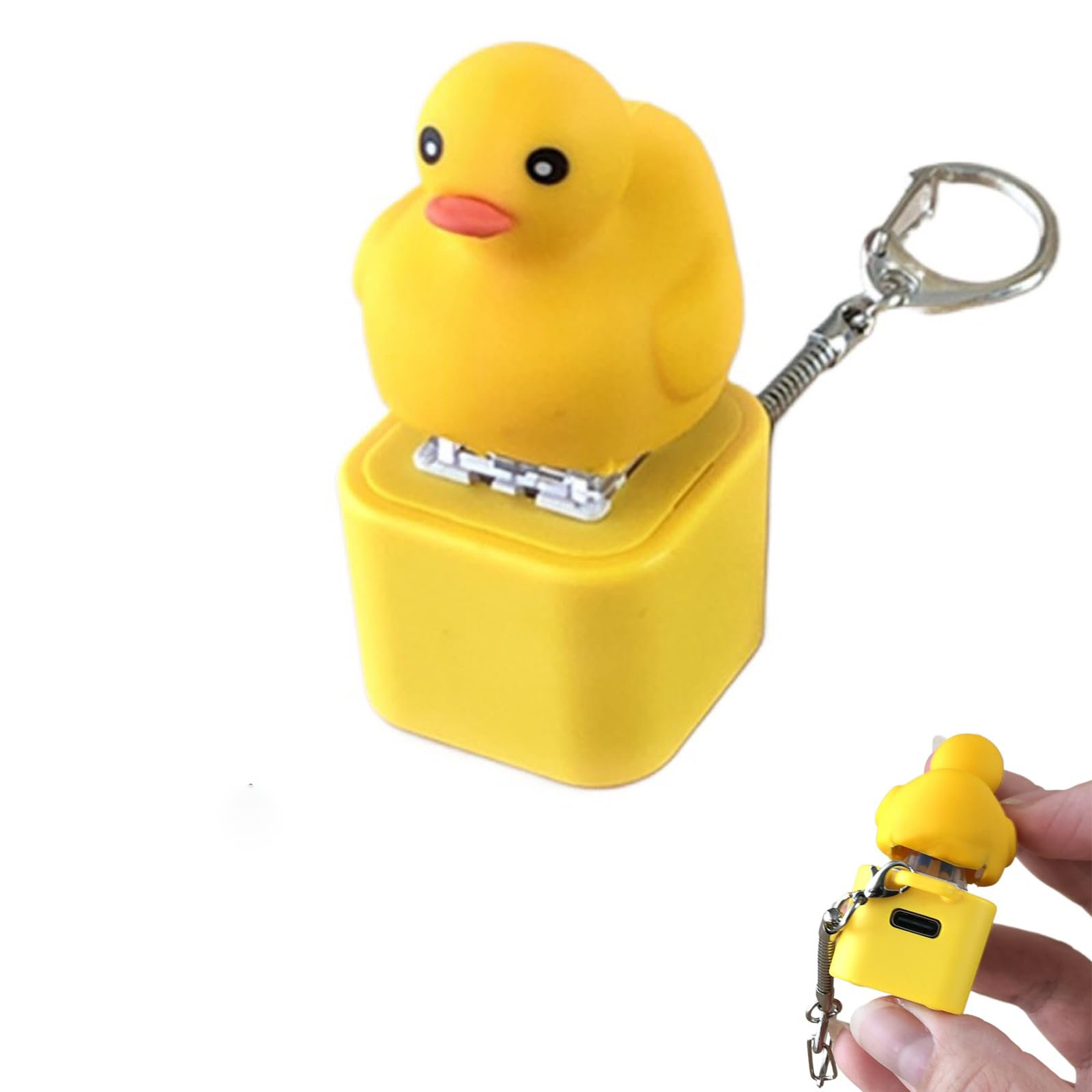 ⏰LAST DAY SALE 50% OFF💥Rechargeable Frog Croaking Keychain