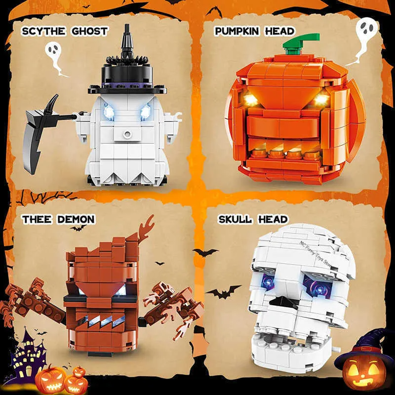 Halloween building blocks