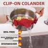 (🔥LAST DAY PROMOTION - SAVE 70% OFF)Kitchenware hot selling section Clip-on colander(Buy 3 Get Extra 25% OFF)