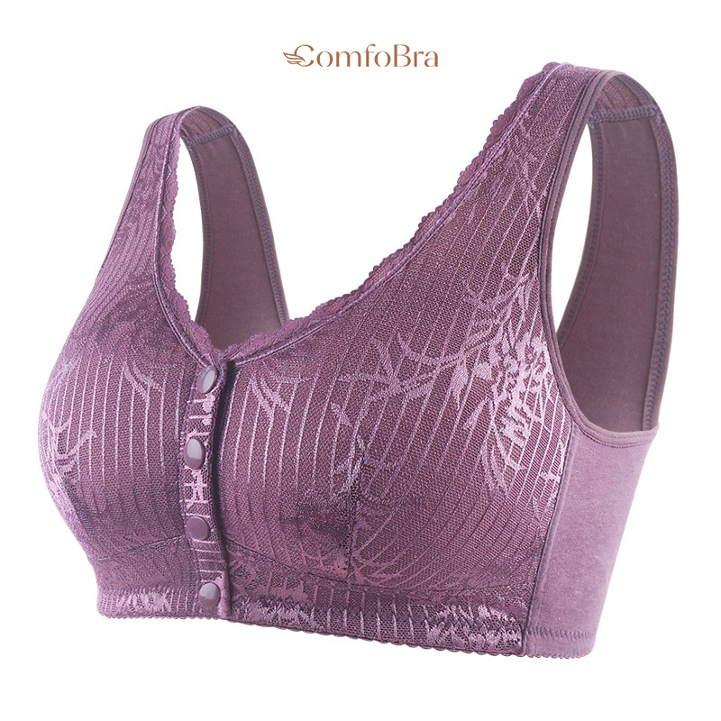 🎁LAST DAY 45% OFF🎁Front Closure Shaping Push Up ComfoBra - Thin Wireless Lace Bra