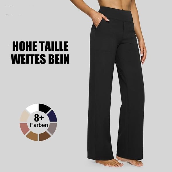🔥Heißer Verkauf - 49% Rabatt🔥Locker sitzende Yogahose mit hoher Taille