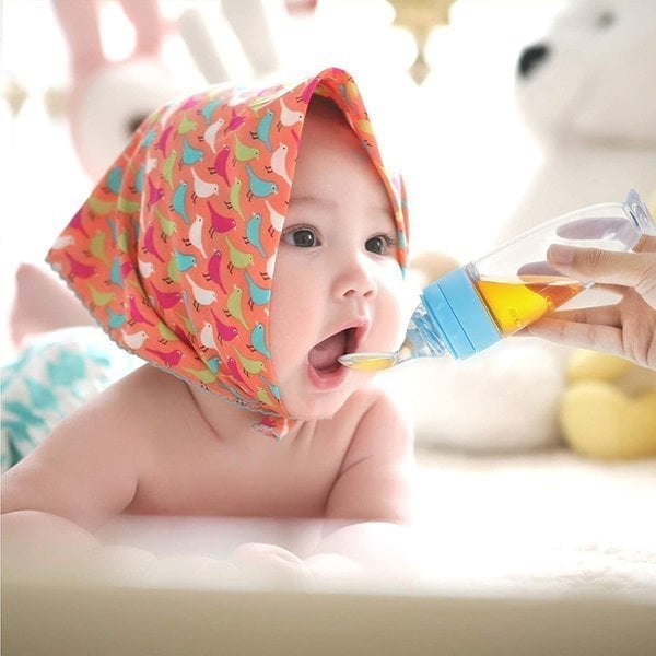 (🎅EARLY CHRISTMAS SALE-49% OFF) Baby Squeezy Food Grade Silicone Spoon Bottle