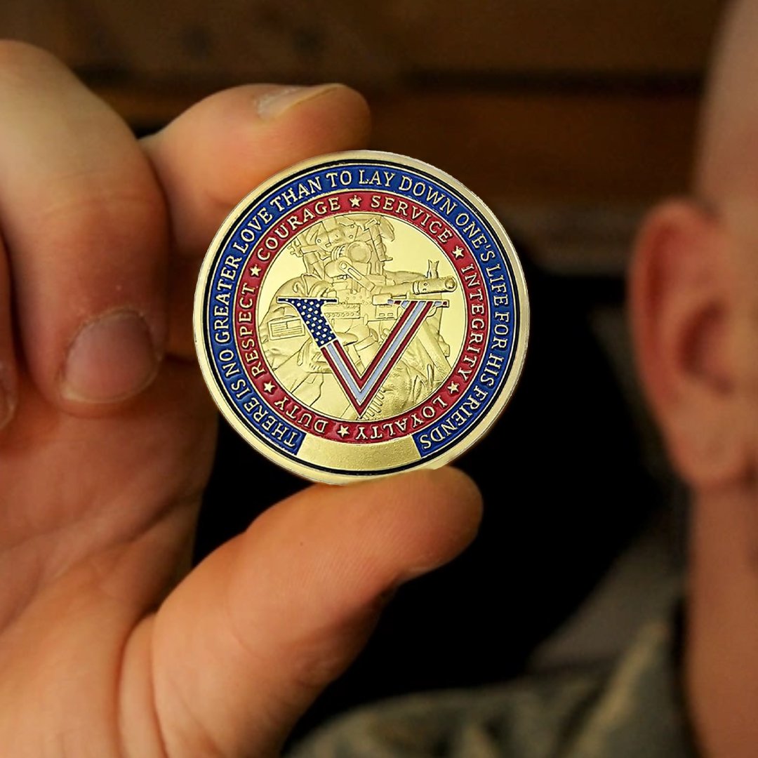 💖Thank You for Your Service US Army Veteran Challenge Coin