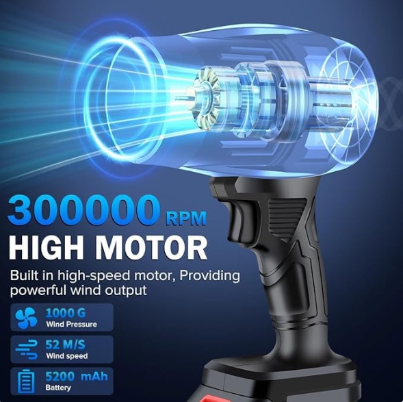 💥LAST DAY SALE 60% OFF-Turbo Jet 2.0, Cordless Turbo Super Power Air Duster 🔥BUY 2 FREE SHIPPING
