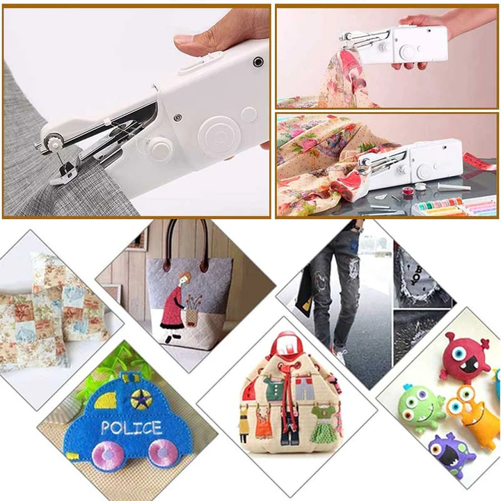 (🌲Early Christmas Sale- SAVE 48% OFF)2022 Upgraded Handheld Mini Electric Sewing Machine, buy 2 free shipping