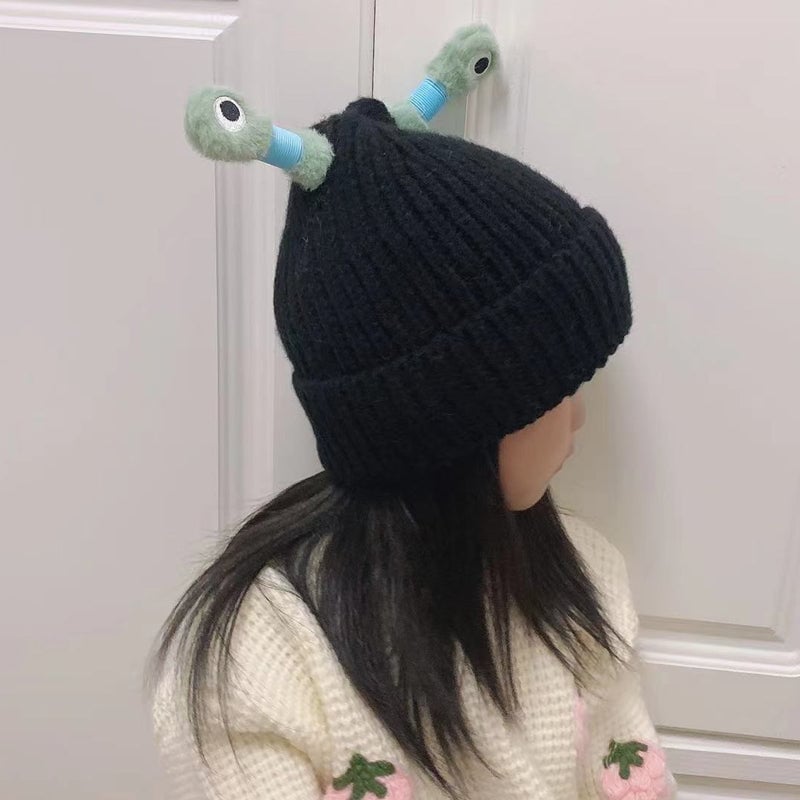 🔥Last Day Promotion - 70% OFF🎁Winter Parent-Child Cute Glowing Little Monster Knit Hat👽