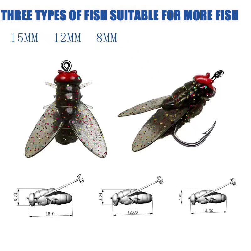 Last Day Promotion 70% OFF - 🔥Bionic Fly Fishing Bait(20PCS)