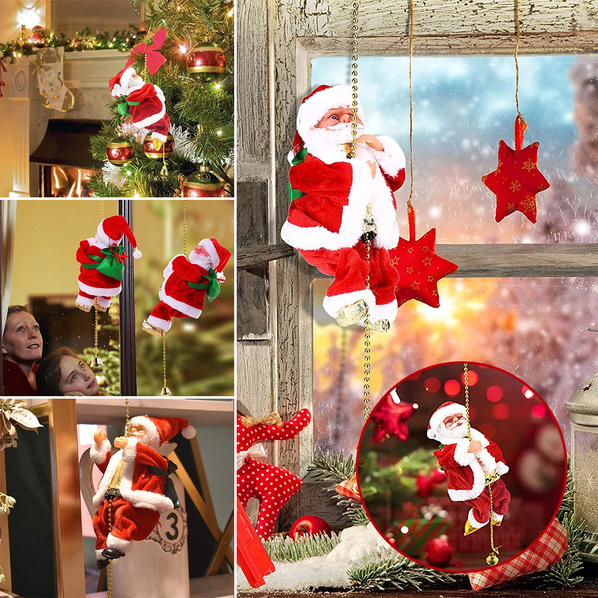 (🎄Christmas Special Offer🔥🔥)Santa Claus climbing rope(BUY 3 FREE SHIPPING)