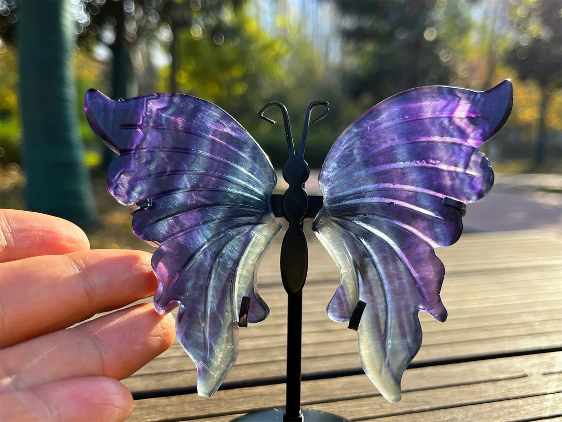 💎 Handmade Dream Natural Crystal Butterfly Wings 🦋 - Ready to Ship