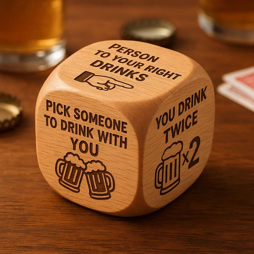 🔥🎄Handmade Wooden Patchwork Decision Dice