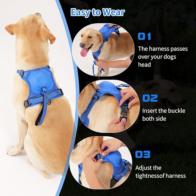 🔥LAST DAY 70% OFF🔥Automatic Retractable Dog Walking Harness, Buy 2 get Extra 10% OFF & Free Shipping