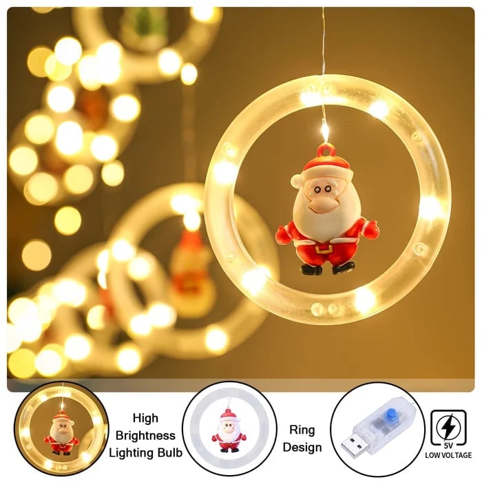 (🎅Early Christmas Sale-49% OFF) Christmas Decor Ring Lights