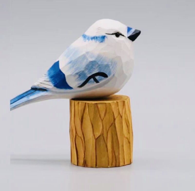 🔥Handmade Wooden Bird & Stand- Buy 3 Free Shipping！