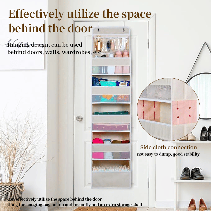 🔥LAST DAY 50% OFF🔥Hanging Storage Pockets Behind the Door Organizer Hanging Pockets