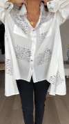 Letter Print Fashion Lapel Shirt