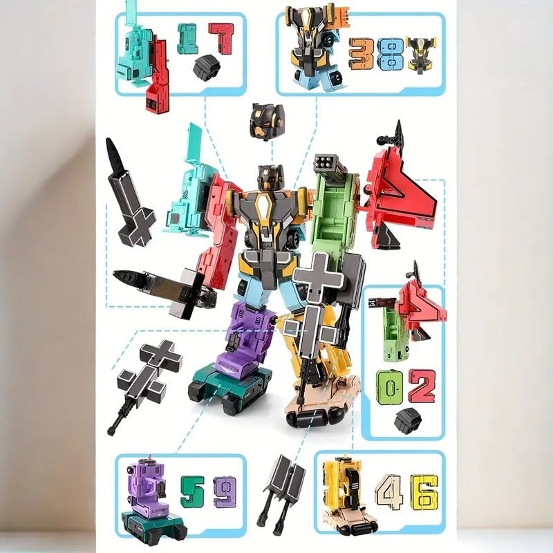 🍂TikTok Fall Mega Sale🎉Interlocking Numerical Models Pack