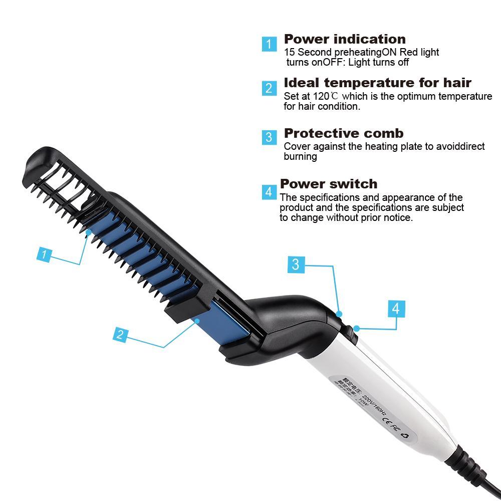 MEN'S BEARD & HAIR STRAIGHTENER