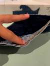 Patchwork Denim Wallet – Handmade