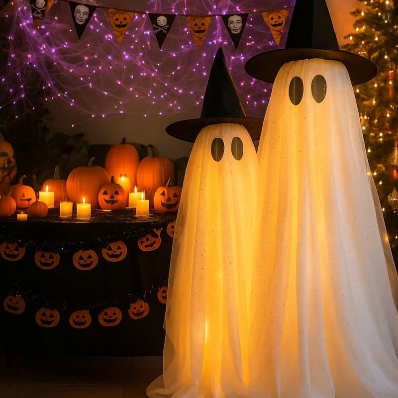 🔥Halloween Decoration Top 1 - 👻✨Giant Glittering Ghost - outdoor/indoor