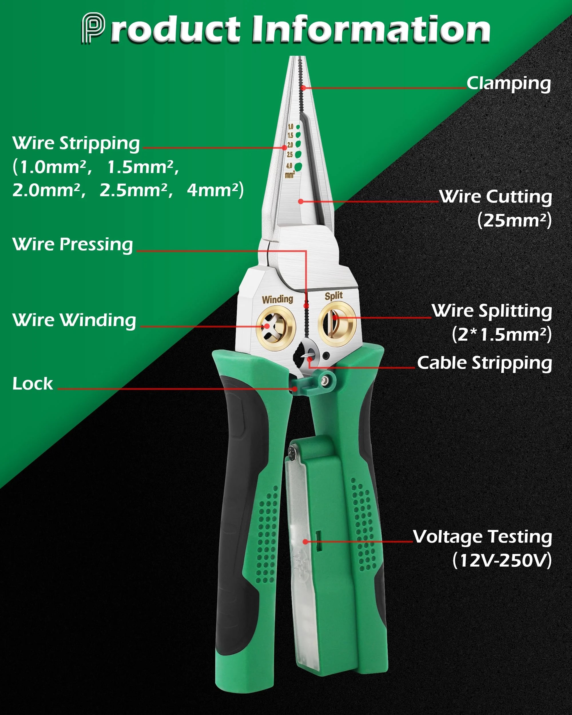 🔥Father's Day Sale 49% OFF-8-in-1 Wire Stripping Pliers