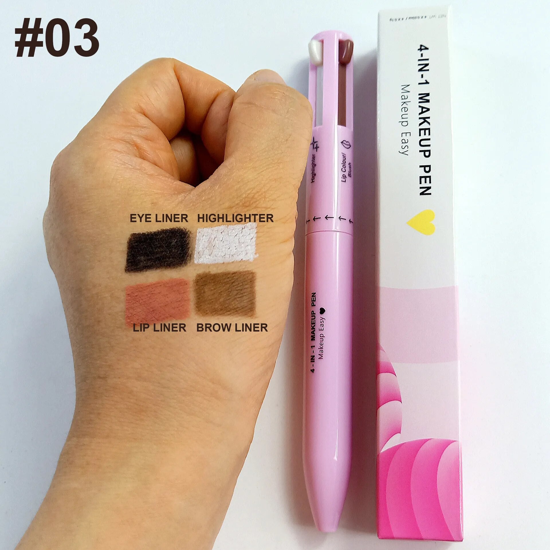 (🌲Early Christmas Sale- SAVE 48% OFF)GicibadyTM - 4 in 1 Make-Up Pen(Buy 2 Free 1)