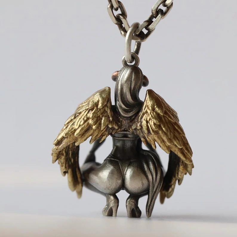 Succubus & Angel Pendant